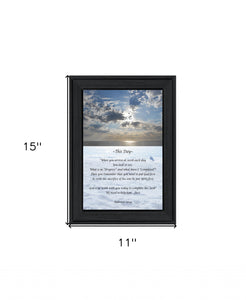 This Day 2 Black Framed Print Wall Art