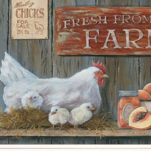 Fresh From The Farm 2 White Framed Print Wall Art - Buy JJ's Stuff