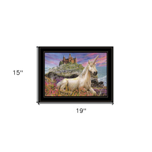 Royal Unicorn 3 Black Framed Print Wall Art - Buy JJ's Stuff