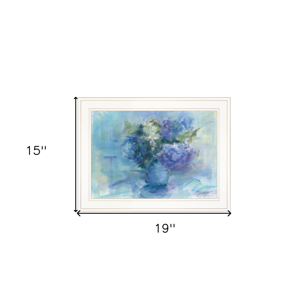Bouquet 2 White Framed Print Wall Art - Buy JJ's Stuff