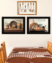 Set Of Two By Grace 2 Black Framed Print Kitchen Wall Art - Buy JJ's Stuff