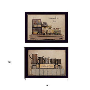 Set Of Two Homemade Is Best 3 Black Framed Print Kitchen Wall Art - Buy JJ's Stuff