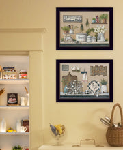 Set Of Two Farmhouse Kitchen 3 Black Framed Print Kitchen Wall Art - Buy JJ's Stuff