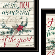 Set Of Two All Heart Come Home For Christmas 2 Black Framed Print Wall Art - Buy JJ's Stuff