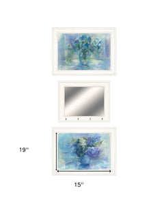 Set Of Three Bath Relax 1 White Framed Print Bathroom Wall Art - Buy JJ's Stuff