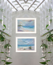 Set Of Two The Crest White Framed Print Wall Art