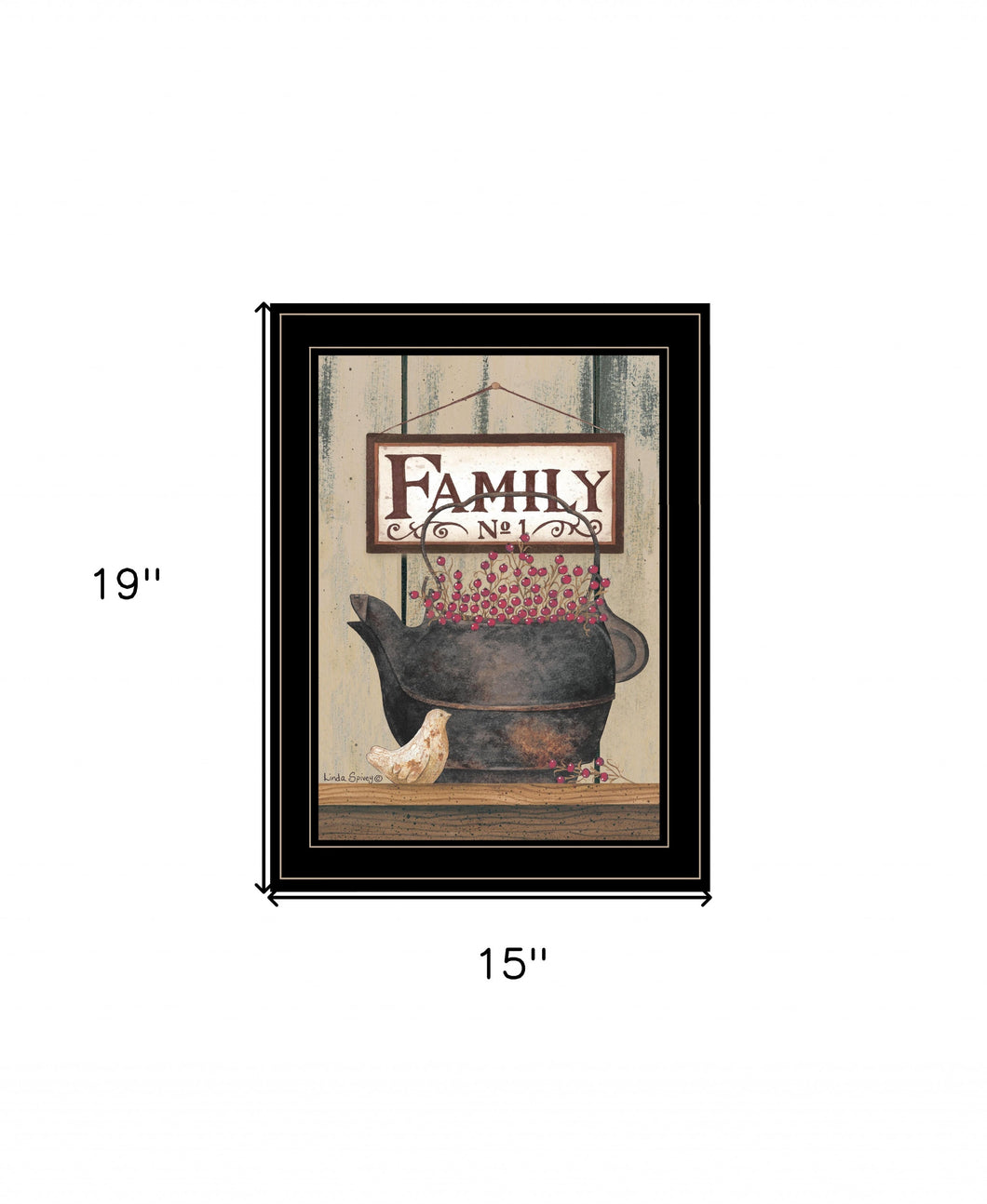 FAMILY NO1 Black Framed Print Wall Art - Buy JJ's Stuff