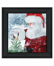 Santas Tree Star 2 Black Framed Print Wall Art - Buy JJ's Stuff