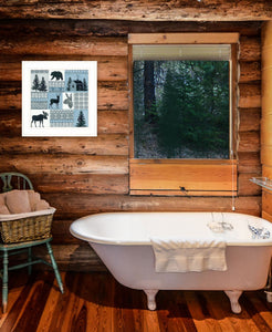 Cabin In The Woods 2 White Framed Print Wall Art - Buy JJ's Stuff