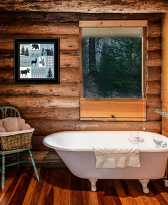Cabin In The Woods 3 Black Framed Print Wall Art - Buy JJ's Stuff