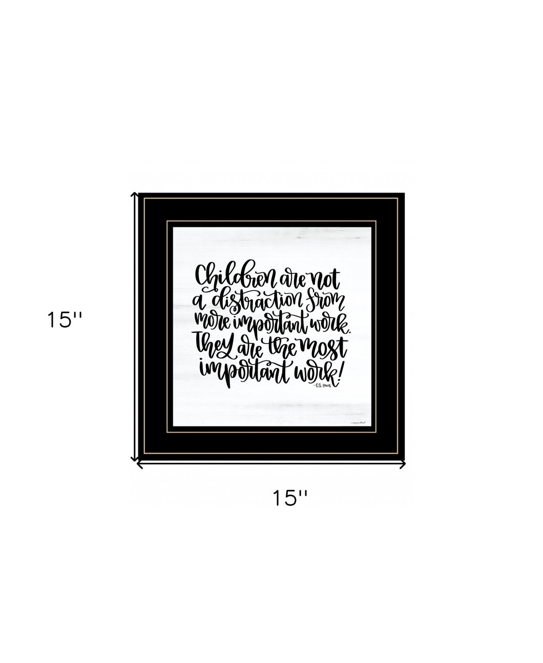 The Most Important Work 4 Black Framed Print Wall Art