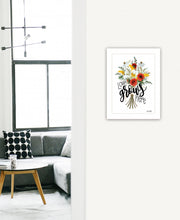 Love Grows Here 2 White Framed Print Wall Art - Buy JJ's Stuff