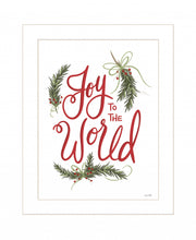 Joy To The World 2 White Framed Print Wall Art - Buy JJ's Stuff