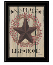 No Place Like Home Wreath 2 Black Framed Print Wall Art - Buy JJ's Stuff