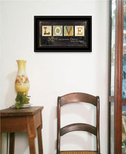 Love One Another 3 Black Framed Print Wall Art - Buy JJ's Stuff
