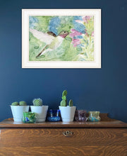 Hummingbird 1 White Framed Print Wall Art - Buy JJ's Stuff