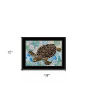 Sea Turtles Collage II 2 Black Framed Print Wall Art - Buy JJ's Stuff