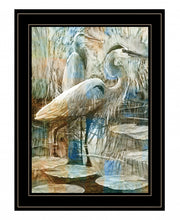 Marsh Herons I 2 Black Framed Print Wall Art - Buy JJ's Stuff