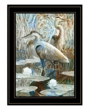 Marsh Herons II 2 Black Framed Print Wall Art - Buy JJ's Stuff