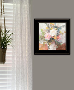 Table Bouquet 2 [3] Black Framed Print Wall Art