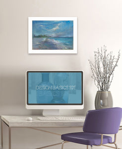 Serenity 2 White Framed Print Wall Art - Buy JJ's Stuff