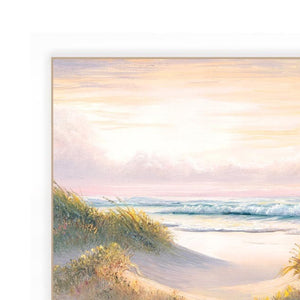 Set Of Two The Seascape 2 White Framed Print Wall Art
