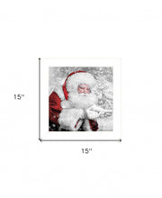 Santas Little Friends 2 White Framed Print Wall Art - Buy JJ's Stuff