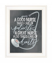 A Nurses Heart 1 White Framed Print Wall Art - Buy JJ's Stuff