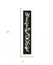 Welcome Sign I 1 White Framed Print Wall Art