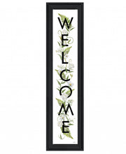 Welcome Sign II 2 Black Framed Print Wall Art