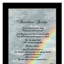 Rainbow Bridge Black Framed Print Wall Art - Buy JJ's Stuff