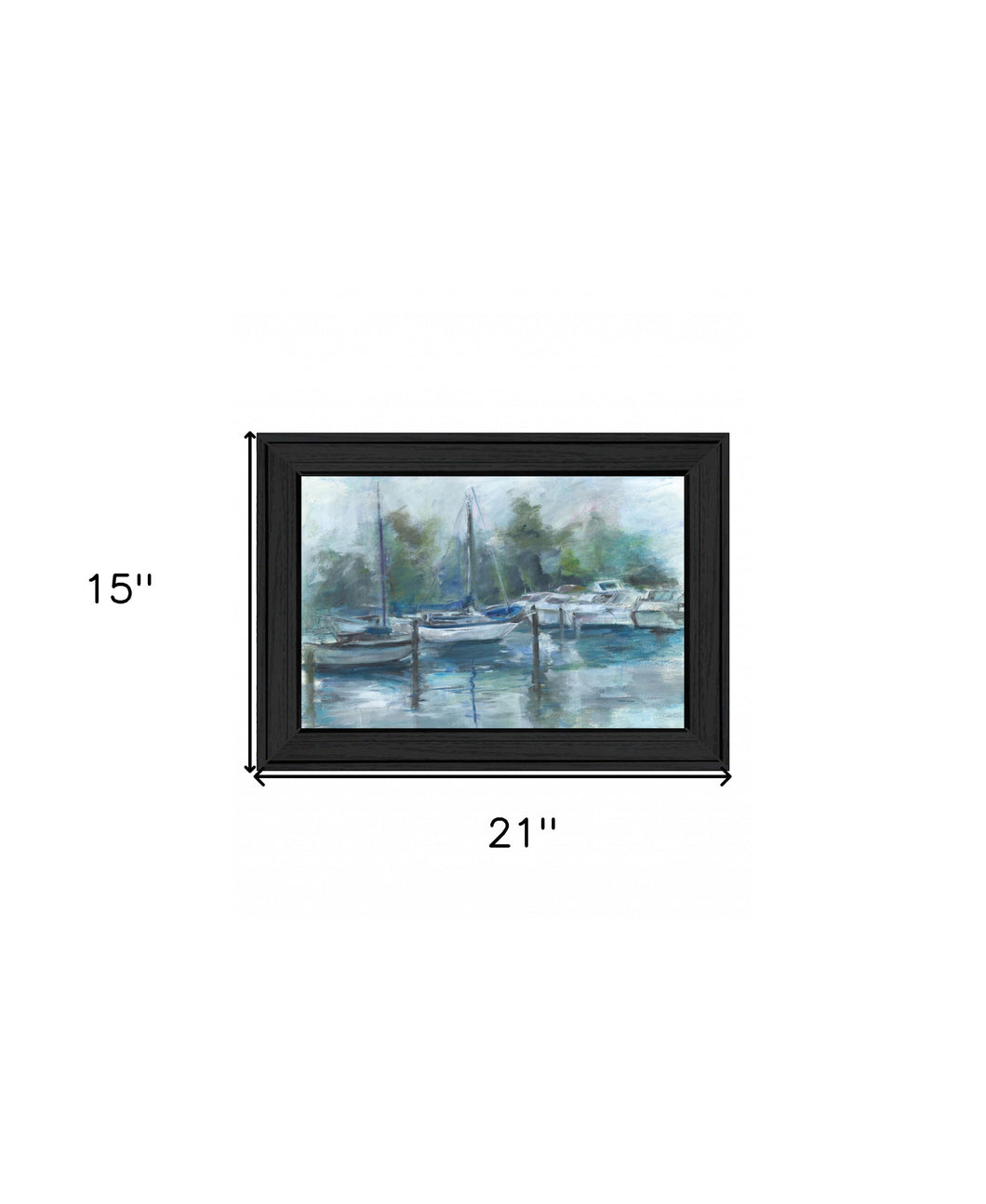 Lagoon 2 Black Framed Print Wall Art - Buy JJ's Stuff