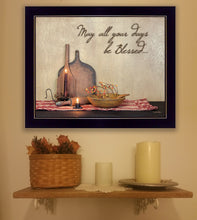 May All Your Days Be Blessed Black Framed Print Wall Art - Buy JJ's Stuff