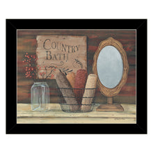 Country Bath 7 Black Framed Print Wall Art - Buy JJ's Stuff