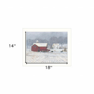 The Home Place 2 White Framed Print Wall Art