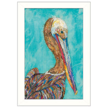 Pelican I White Framed Print Wall Art - Buy JJ's Stuff