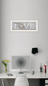 Love Do Everything In Love 2 White Framed Print Wall Art - Buy JJ's Stuff
