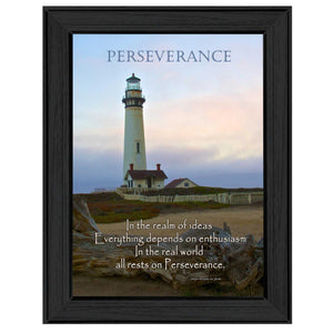 Perseverance 1 Black Framed Print Wall Art - Buy JJ's Stuff