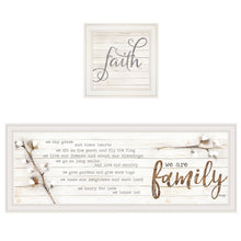 Set Of Two We Are Family 2 White Framed Print Wall Art