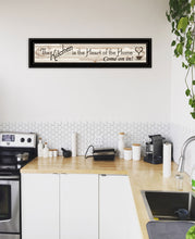 Kitchen Is The Heart Of The Home 7 Black Framed Print Wall Art - Buy JJ's Stuff