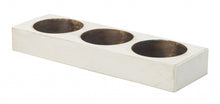 Distressed White Two Hole Candle Holder - Buy JJ's Stuff