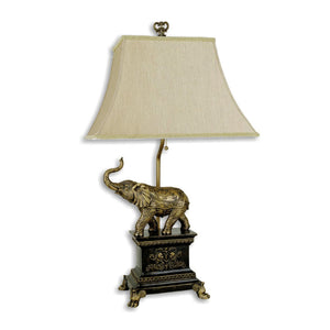 Antique Elephant Table Lamp