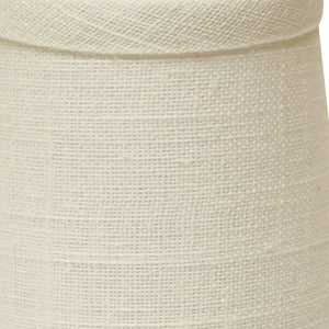 4" Off White Set of 6 Chandelier Linen Lampshades - Buy JJ's Stuff