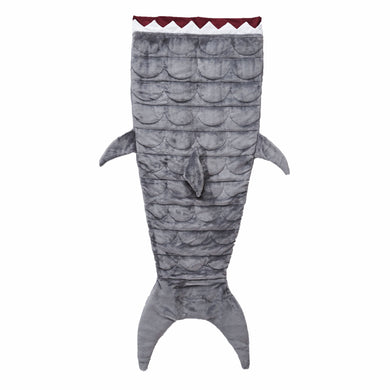 Grey Shark Weighted Throw Blanket