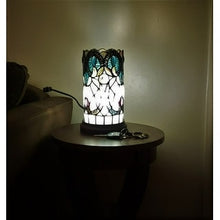 11" Tiffany Style Vintage Antique Accent Table Lamp