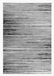 5' X 8' Grey Abstract Area Rug