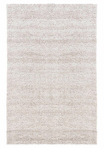 8' X 10' Ivory Hand Woven Stain Resistant Area Rug